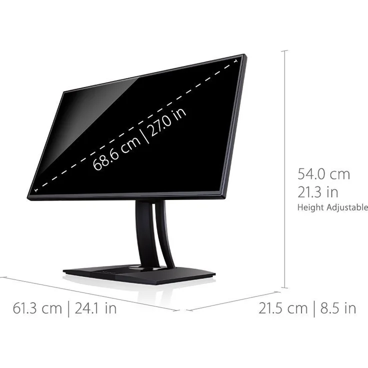 Viewsonic VP2768 - 27 Zoll, WQHD (2560 x 1440), IPS-Panel, 60Hz, 14ms, 350cd/m² – Bild 5