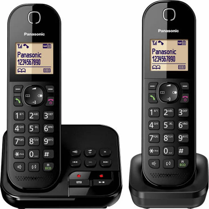 Panasonic KX-TGC422, DECT, schwarz – Bild 1