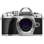 Olympus OM-D E-M10 Mark III Micro Four Thirds Systemkamera, 16 Megapixel, Bildstabilisator, elektronischer Sucher, 4K-Video, silber