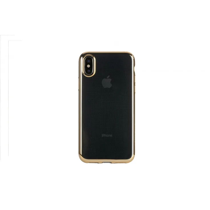 Tucano IPHXEF-GL Elektro Flex Silikonhülle für iPhone X klar-Gold