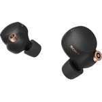 Sony WF-1000XM4 True Wireless In-Ear-Kopfhörer mit Bluetooth, Noise Cancelling, Mikrofon, geeignet für Smartphone, schwarz