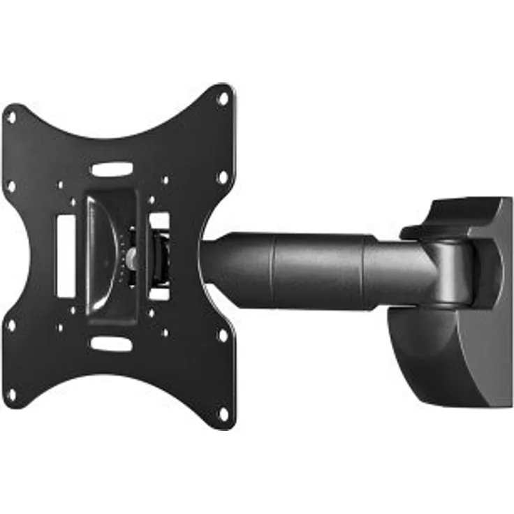 Goobay 51894 TV EasyScope M einarmige Wandhalterung für TVs bis 107 cm (42''), schwenkbar, neigbar, Schwarz