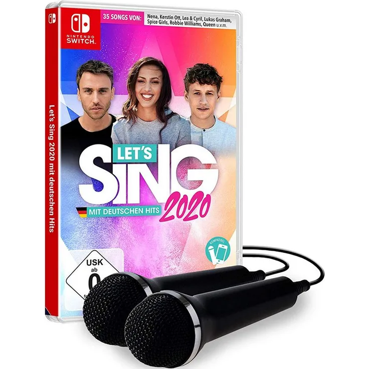 Let's Sing 2020 - Mit Deutschen Hits! Inkl. 2 Mikrofone (Switch)