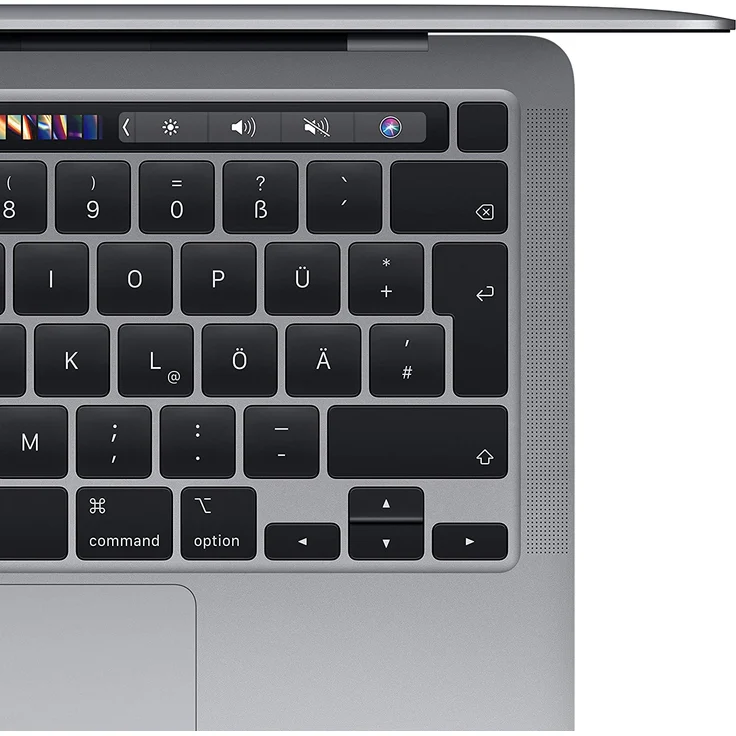 Apple MacBook Pro 13 - Retina, Apple M1 Chip, 16GB RAM, 512GB SSD, Apple 8-Core GPU, macOS (Space Grau) – Bild 3