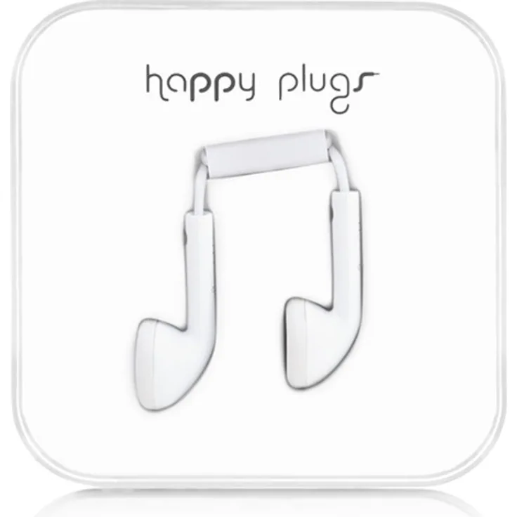 HAPPY PLUGS Earbuds weiß