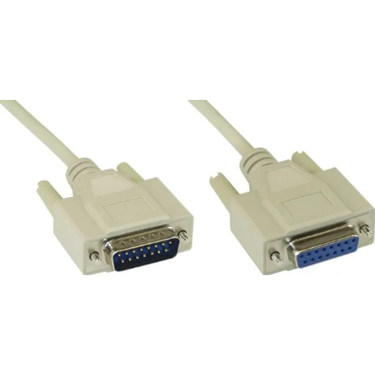 InLine Joystickverlängerung, 15pol St/Bu 2m, vergossen (17740)