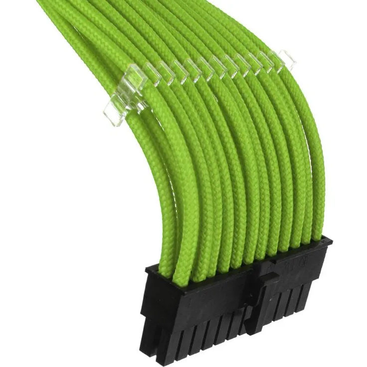 Phanteks PH-CB-CMBO_GR Internes Stromkabel - Interne Stromkabel (Schwarz, Grün)