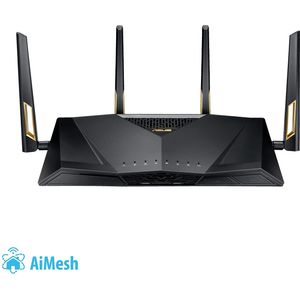 Bild für Asus RT-AX88U Gaming Router (Ai Mesh WLAN System, WiFi 6 AX6000, Gaming Engine, 8x Gigabit LAN Link Aggregation, 1.8 GHz QC CPU, AiProtection, USB 3.0)