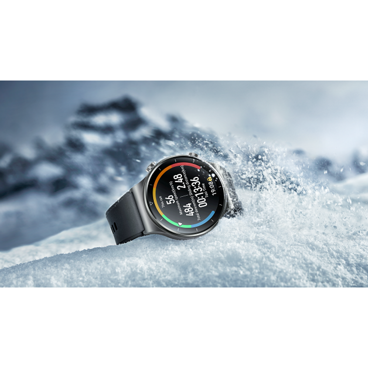 Huawei Watch GT 2 Pro Smartwatch, Unisex, 46,7mm, Metallgehäuse, Night Black – Bild 9