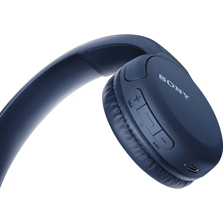 Sony WH-CH510 On-Ear-Kopfhörer, mit Bluetooth, Mikrofon, blau – Bild 4