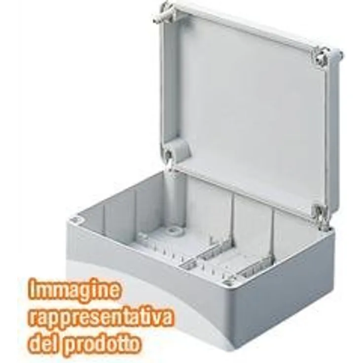 Gewiss GW44204 Kunststoff Elektrische Anschlussbox - Elektrische Anschlussboxen (Grau, 100 mm, 50 mm, 100 mm)