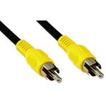 InLine 89937E Cinch Kabel, Video, 1x Cinch Stecker - Stecker, Steckerfarbe gelb, 7m