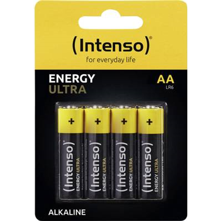 Intenso Energy Ultra AA Mignon LR6 Alkaline Batterien 4er Pack – Bild 1