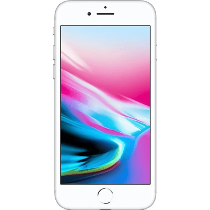 Apple iPhone 8 Smartphone 11,94cm Pixel (4,7 Zoll) Retina-Display, 256GB interner Speicher, 2GB RAM, iOS, Silber – Bild 1