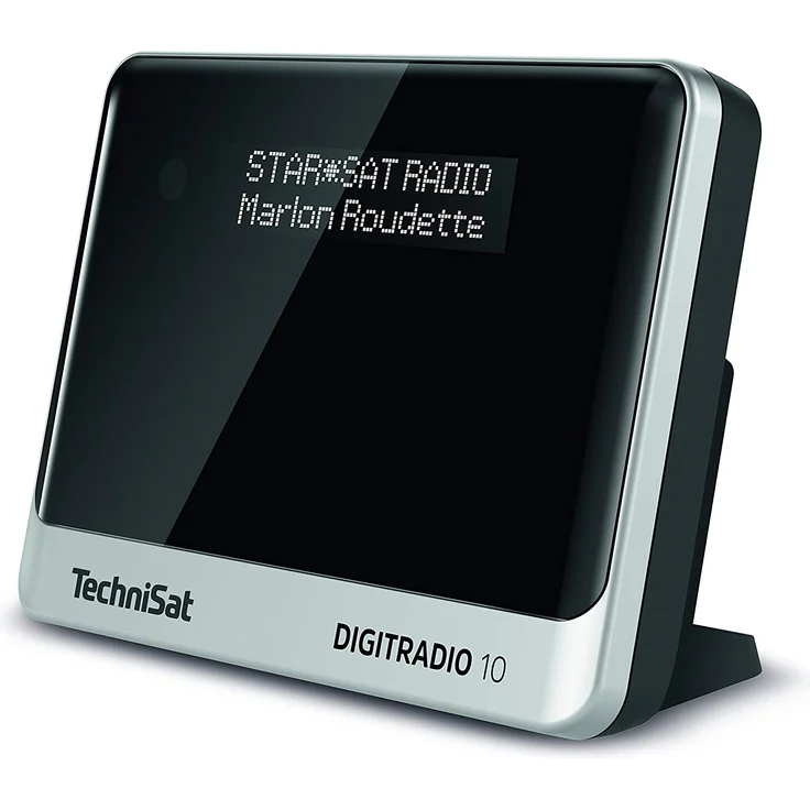 TechniSat DIGITRADIO 10 Digitalradio mit Bluetooth, OLED-Display, Wecker, schwarz, silber – Bild 4
