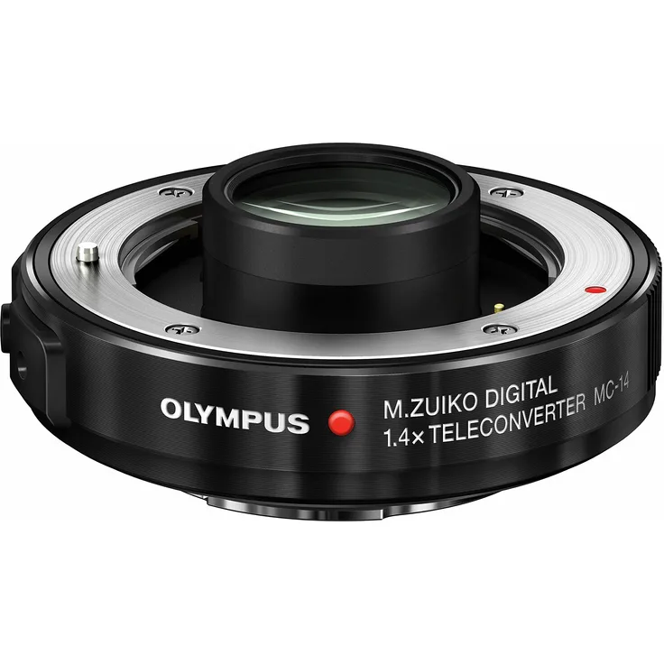 Olympus mc-14 1.4 x Telekonverter für die M40–150 mm und 300 mm f4.0 Pro Objektive (schwarz)