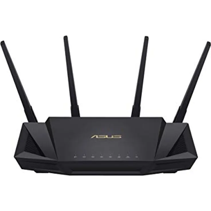 Asus RT-AX58U Home Office Router (Ai Mesh WLAN System, WiFi 6 AX3000, Gigabit LAN, AiProtection, USB 3.0, 160 MHz, VPN, PPTP, OpenVPN)