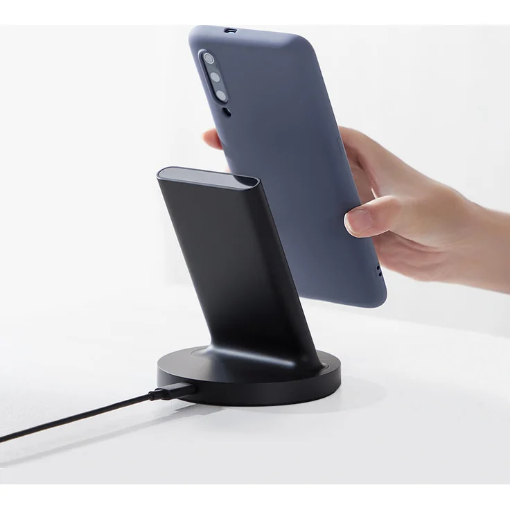Xiaomi Mi Wireless Charging Stand, Qi Ladestation, 20 W, schwarz – Bild 10