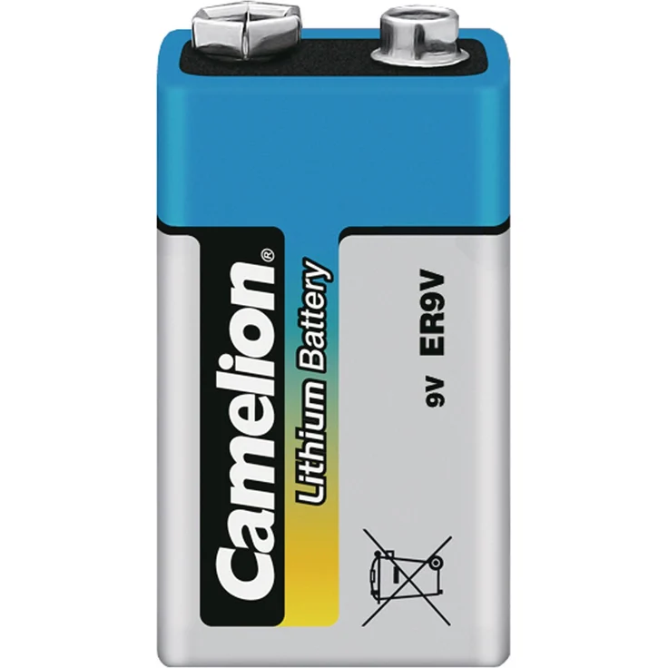 Camelion 19100122 9V Block Lithium Batterie (ER9V, 1200 mAh, 1er)