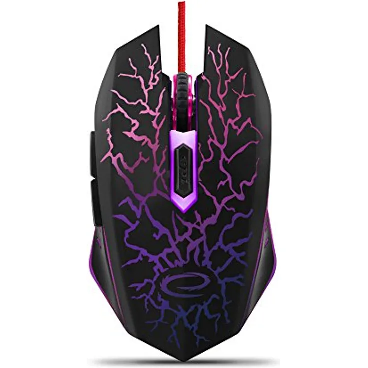 Hoffnung it Accessories Hoffnung egm211r Wired 6d Gaming Optical Mouse USB mx211 – Lightining – Red