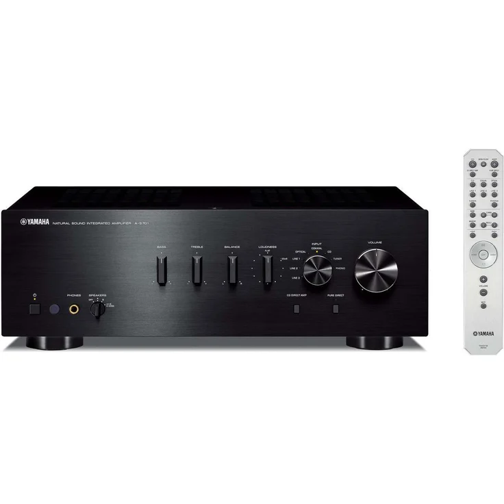 Yamaha A-S701 Stereo-Vollverstärker mit D-A Wandler schwarz – Bild 1
