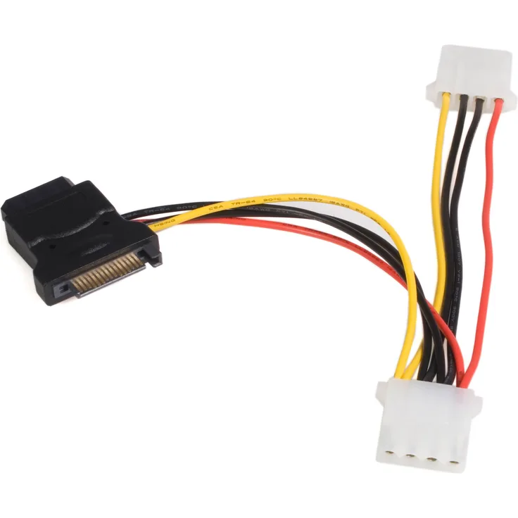 StarTech.com SATA auf LP4 Stromadapter mit 2 zusätzlichen LP4 Anschlüssen