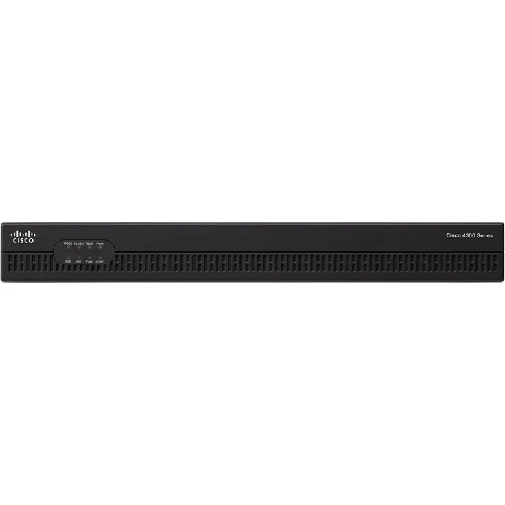 Cisco Integrated Services Router 4321 - Application Experience with Voice Bundle - Router - GigE - WAN-Ports: 2 - an Rack montierbar