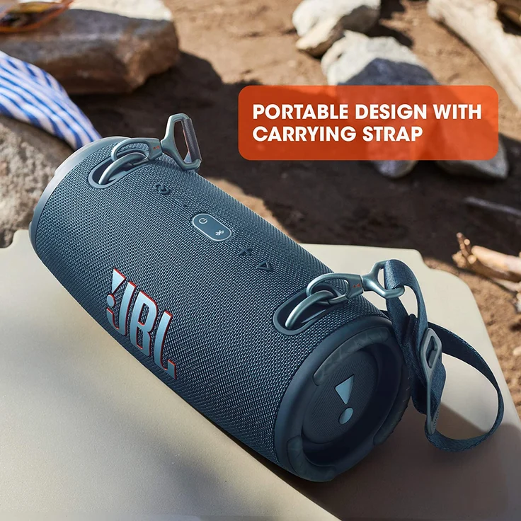JBL Xtreme 3 tragbarer Bluetooth-Lautsprecher mit 15 Stunden Spielzeit, Schwarz  – Bild 9