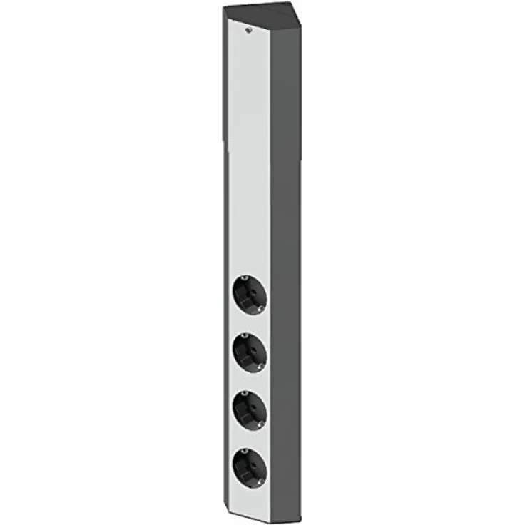 BACHMANN CASIA 4x Schutzkontakt, Edelstahl