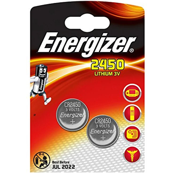 Energizer CR 2450 2er Packung – Bild 1