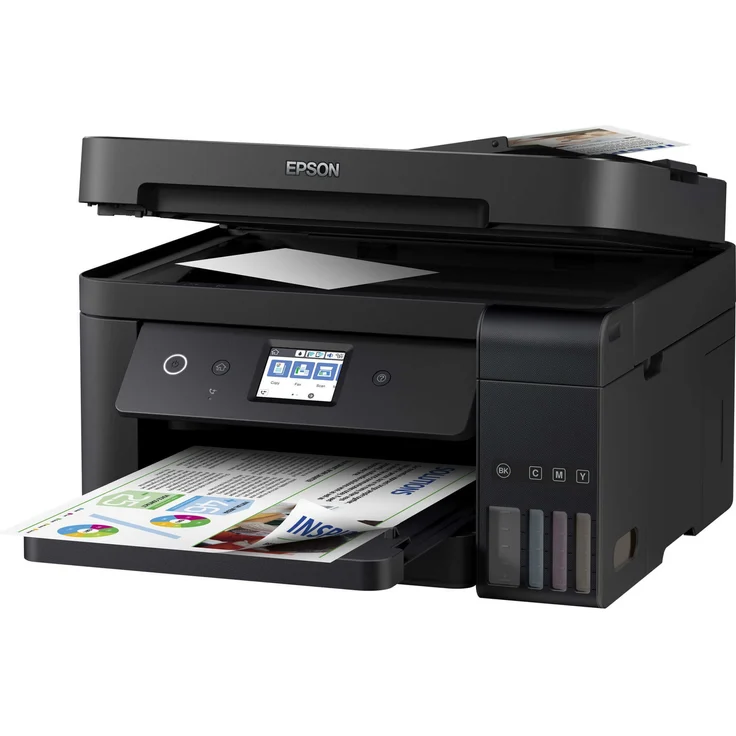 Epson EcoTank ET-4750 4-in-1 Tintenstrahl-Multifunktionsgerät (Drucker, Scanner, Kopierer, Fax) Auflösung: 1200 x 4800, USB, LAN, WLAN, Mobile Print, AirPrint, Wi-Fi Direct (C11CG19401) – Bild 2