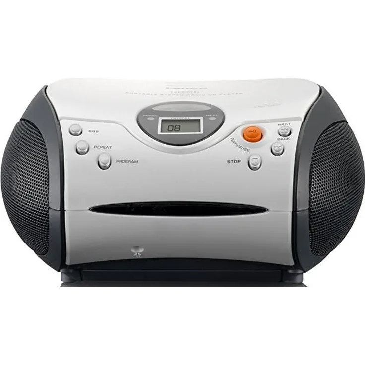 Lenco SCD-24 Stereo UKW-Radio mit CD-Player und Teleskopantenne weiß