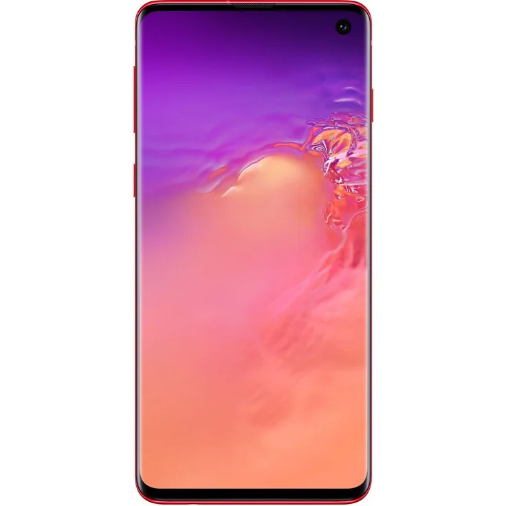 Samsung Galaxy S10 Smartphone 15,49cm Pixel (6,1 Zoll) AMOLED-Display, 128GB interner Speicher, 8GB RAM, Dual-SIM, Android, Cardinal Red – Bild 1
