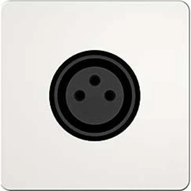 Kindermann Anschlussblende Kon.Design 7456000412 Click,Audio XLR-Buch Konnect Alu;Konnect Design Cli