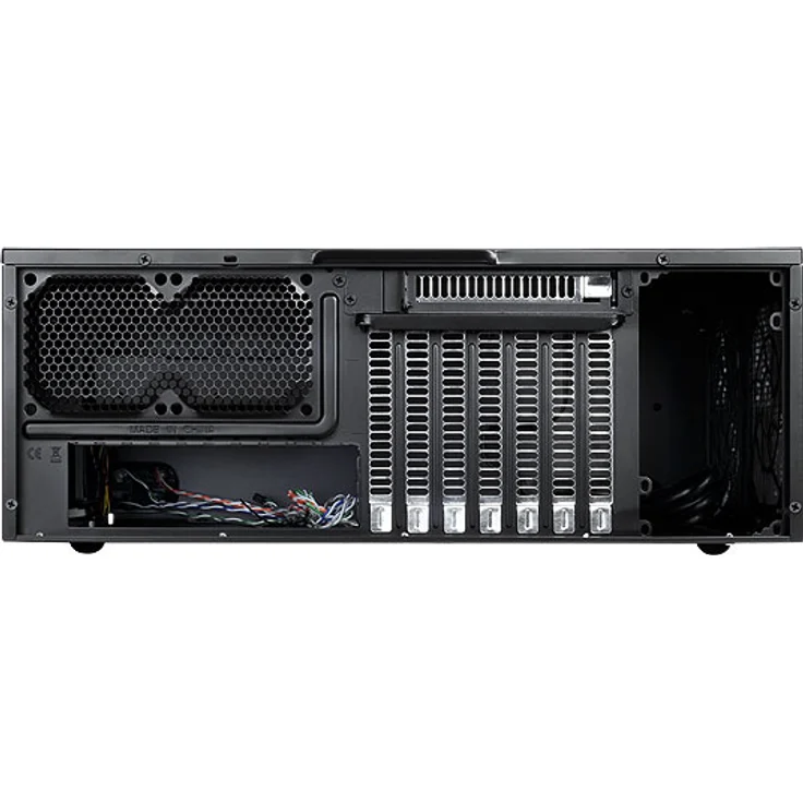 SilverStone SST-GD09B - Grandia HTPC ATX Desktop Gehäuse mit hochleistungsfähigem und geräuscharmen Kühlsystem, schwarz – Bild 6