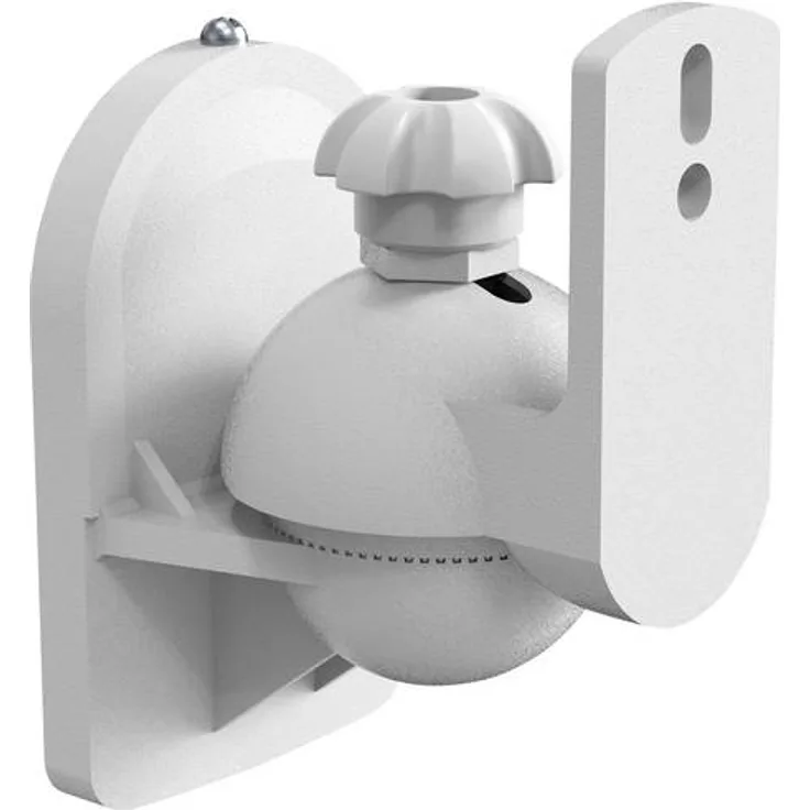 My Wall HB 6 WL Lautsprecher-Wandhalterung Neigbar, Drehbar Wandabstand (max.): 64mm Weiß 1 Paar