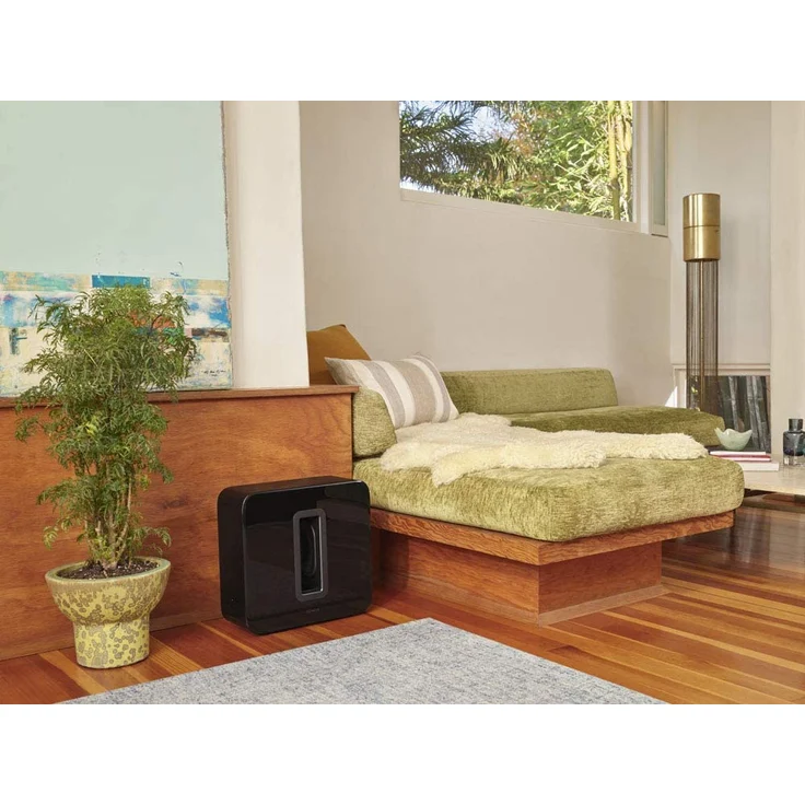 Sonos Sub 3. Generation schwarz Leistungsstarker WLAN Subwoofer für dynamische & tiefe Bässe für alle Sonos Speaker Eleganter Multiroom Subwoofer für erstklassigen Sound Subwoofer schwarz – Bild 8