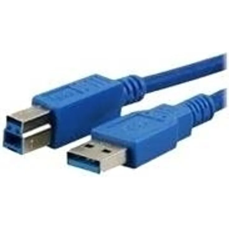 MediaRange USB 3.0 Anschlusskabel, Stecker A-B, 3.0m, blau