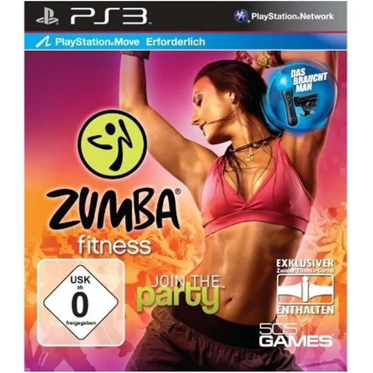 Zumba Fitness - Join the Party (inkl. Fitness-Gürtel) (Move) (PS3)