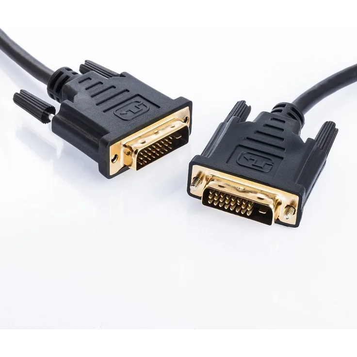 1m DVI Kabel High-Speed| DVI-D 24+1 Dual-Link| Full HD 1080p 1600p | von JAMEGA