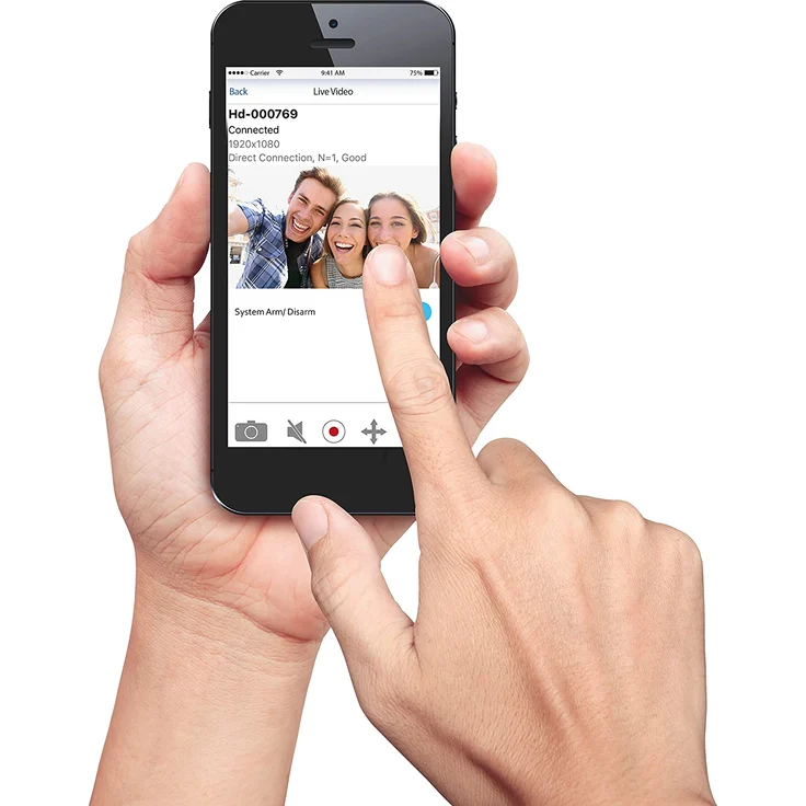 Smartwares Guardian CIP-39901 Außenleuchte mit IP Überwachungskamera und Aufnahmefunktion- App gesteuert – Bild 8