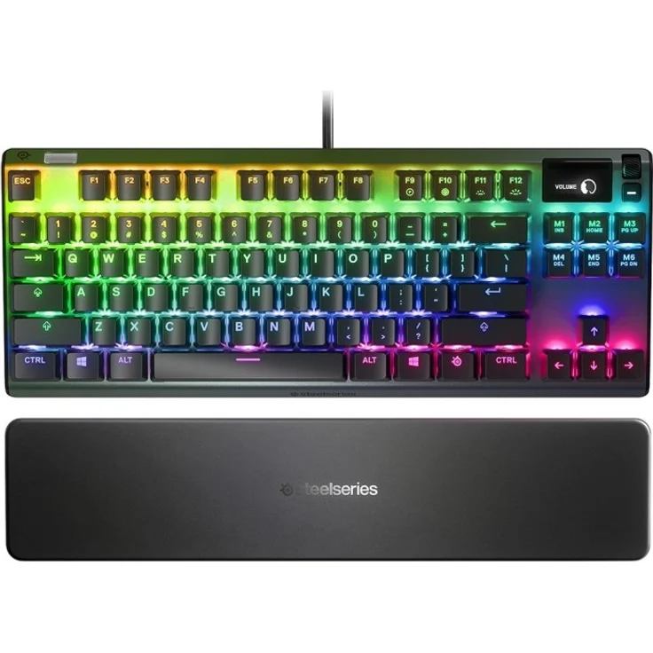 SteelSeries Apex 7 TKL - Mechanische Gaming-Tastatur - Kompakt (TKL) - OLED Smart Display - Rot Schalter - Deutsches (QWERTZ), Layout, Kompakt (TKL) – Bild 1