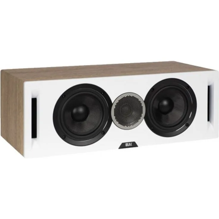 ELAC Debut Reference C5 Centerlautsprecher, weiss-holz