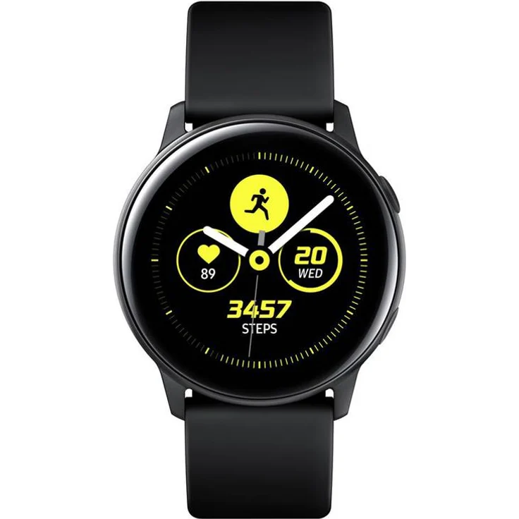 Samsung Galaxy Watch Active Smartwatch GPS, Unisex, Einheitsgröße, Aluminiumgehäuse, Schwarz – Bild 2