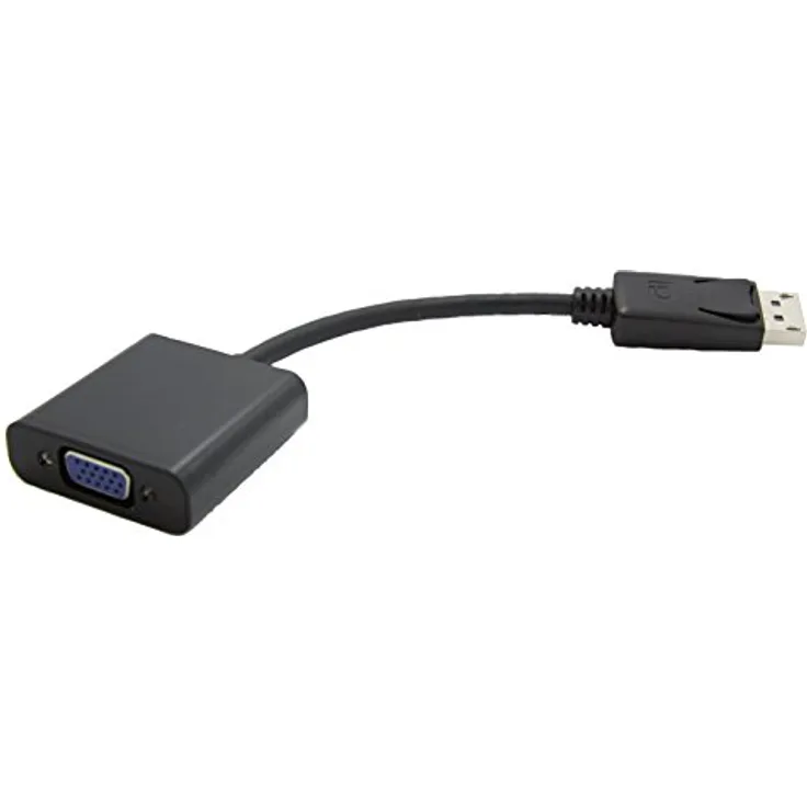 Value DisplayPort - VGA Adapter I DisplayPort Stecker auf VGA Buchse I Full HD I Schwarz