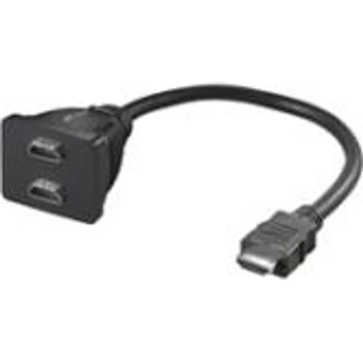 Goobay 68783 HDMI Kabeladapter, vernickelt