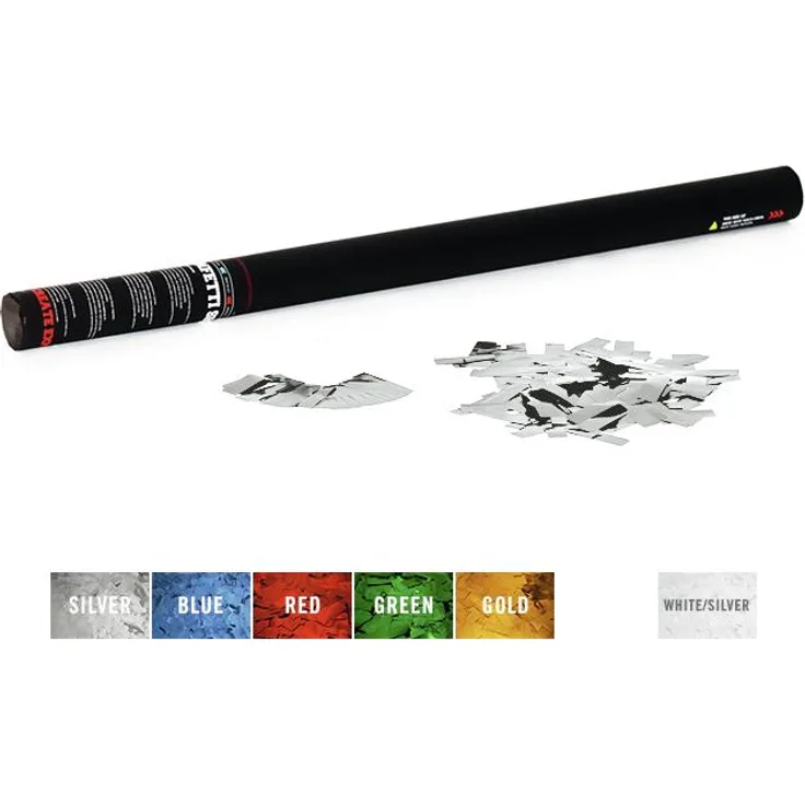 TCM FX Konfetti-Shooter 80cm, silber