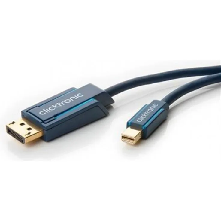 ClickTronic - DisplayPort-Kabel - Mini DisplayPort (M) bis DisplayPort (M) - 1 m