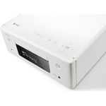 Denon RCD-N10 Kompaktanlage, HiFi Verstärker, CD-Player, Internetradio, Musikstreaming, HEOS Multiroom, Bluetooth & WLAN, AirPlay 2, Alexa Kompatibel, 2 Optische TV-Eingänge, ohne Lautsprecher, weiß