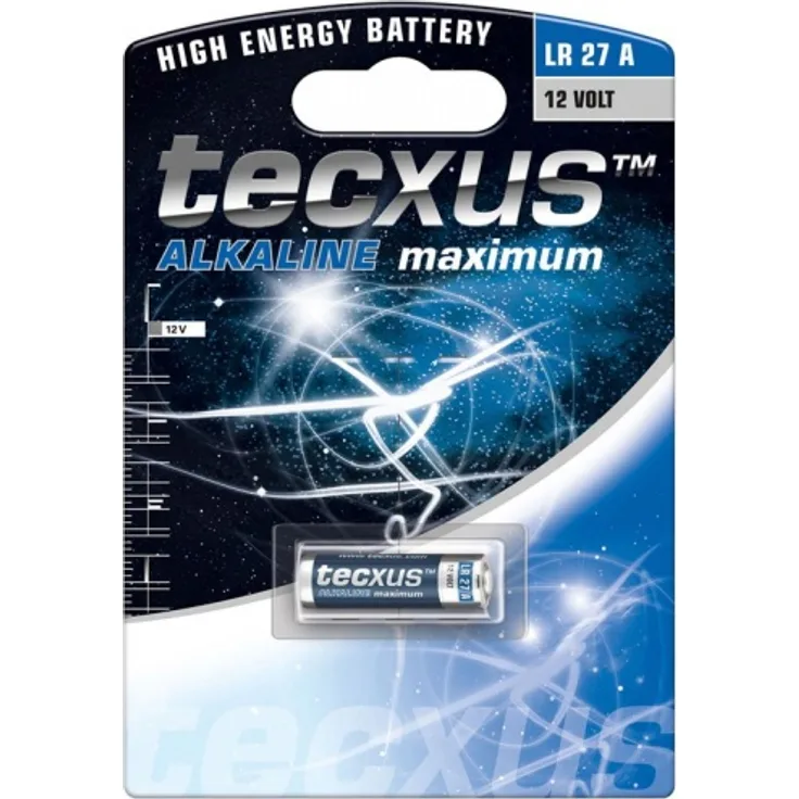 LR27 A Alkaline Batterie L828, 12 Volt, Abmessungen 28,8 x 8 mm